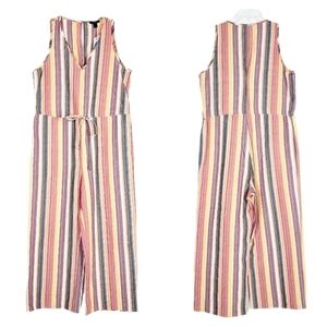 DREW Anthropologie striped jumpsuit NWT